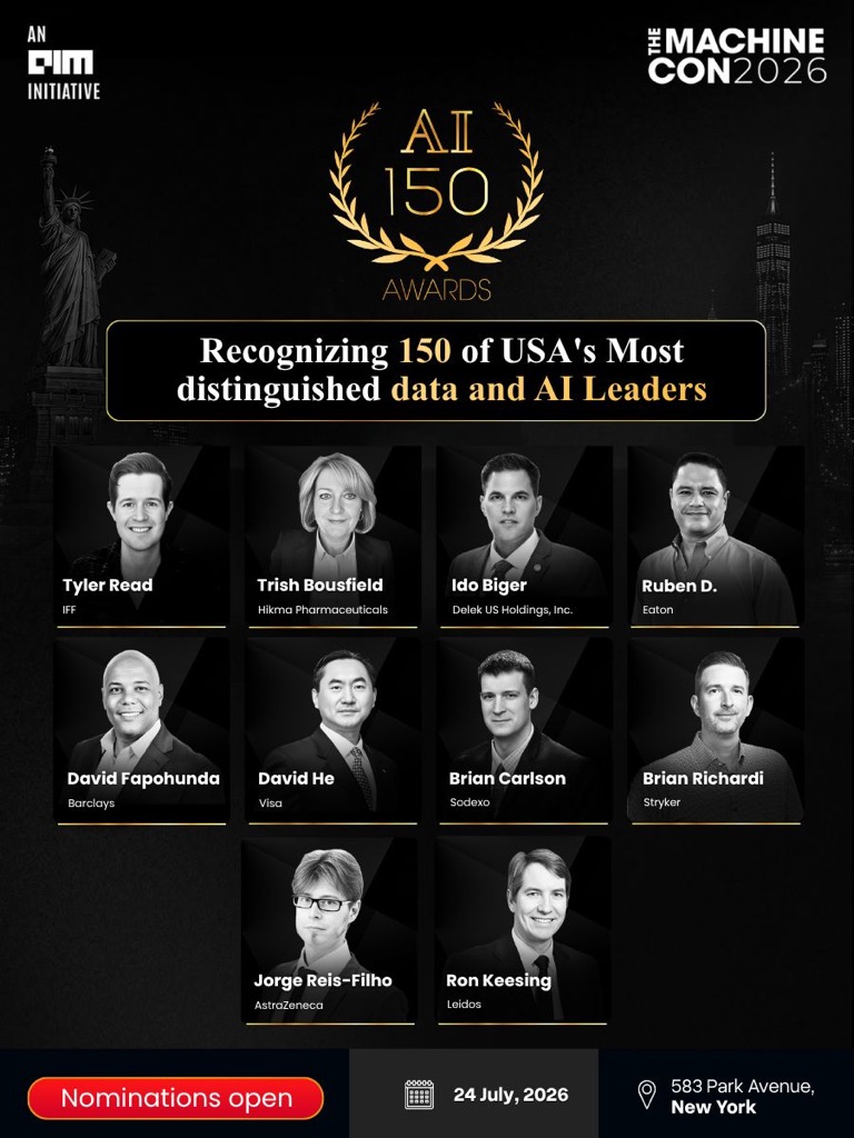AI150 Awards, MachineCon 2026 — AIM Media House